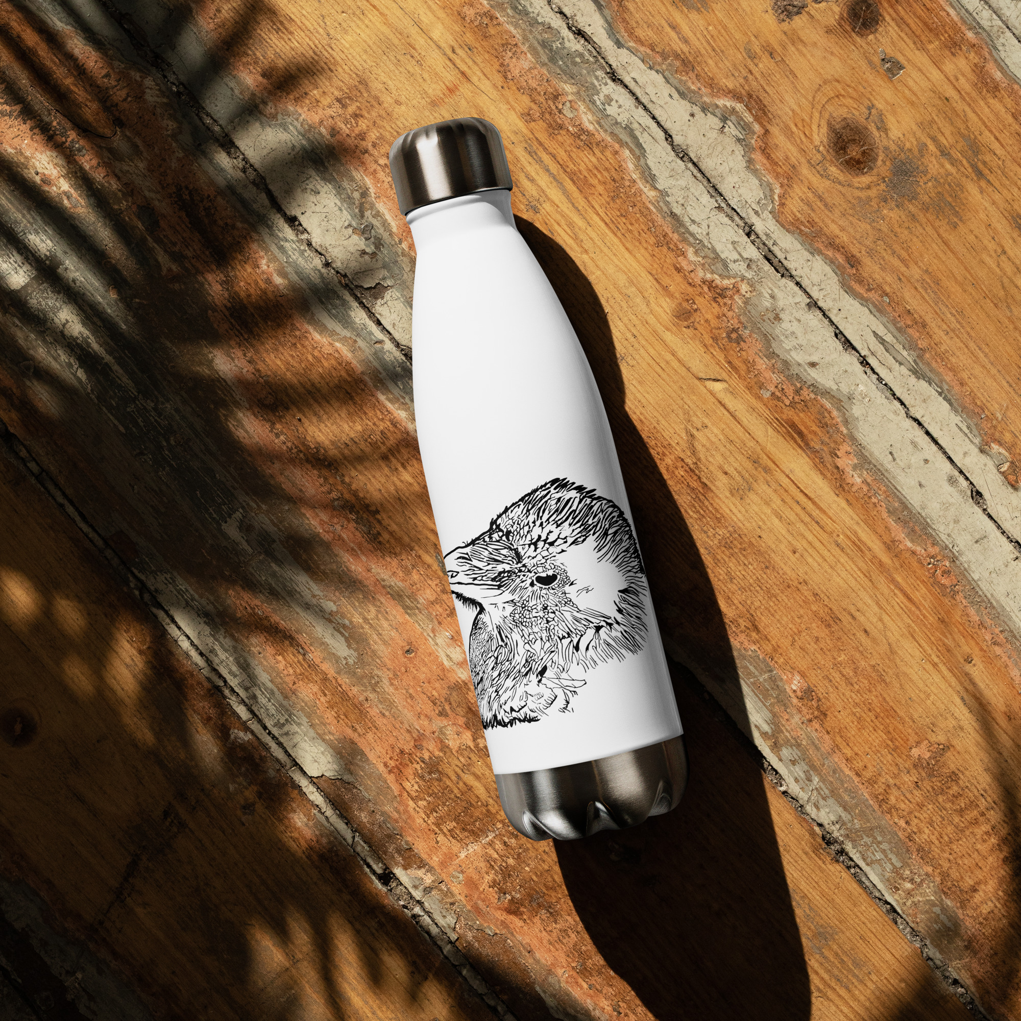 Stainless steel water bottle