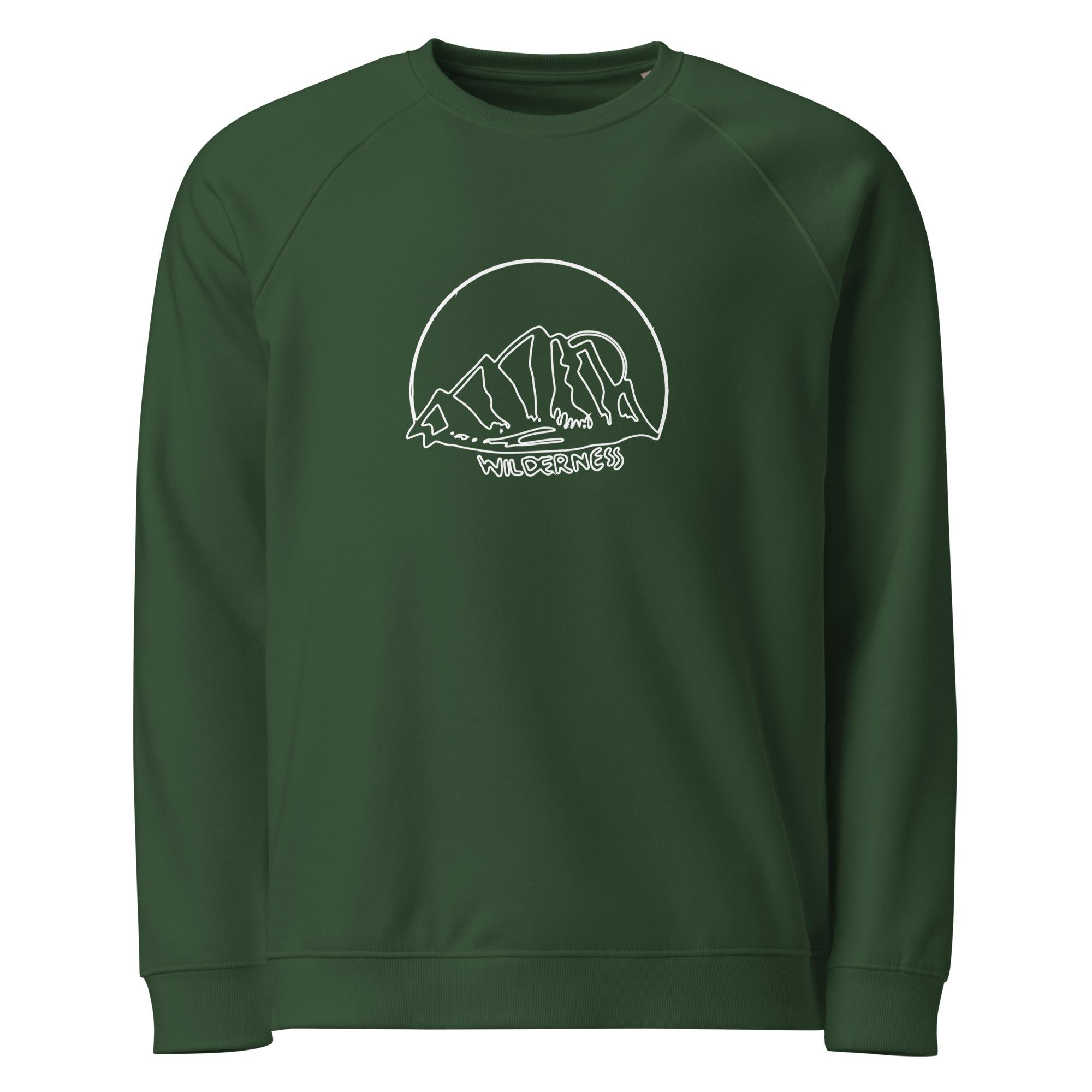 Unisex organic raglan sweatshirt - Image 5