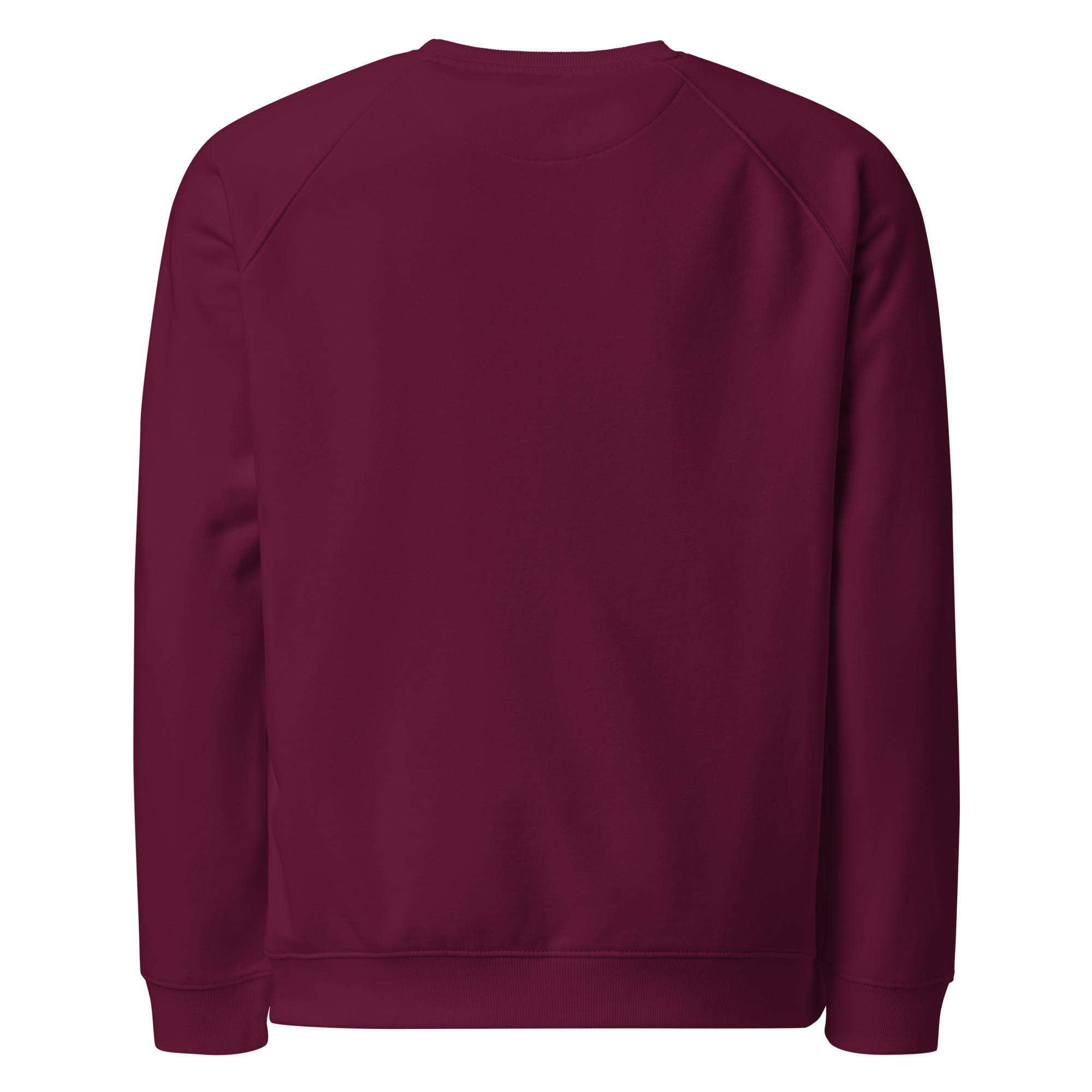 Unisex organic raglan sweatshirt - Image 3