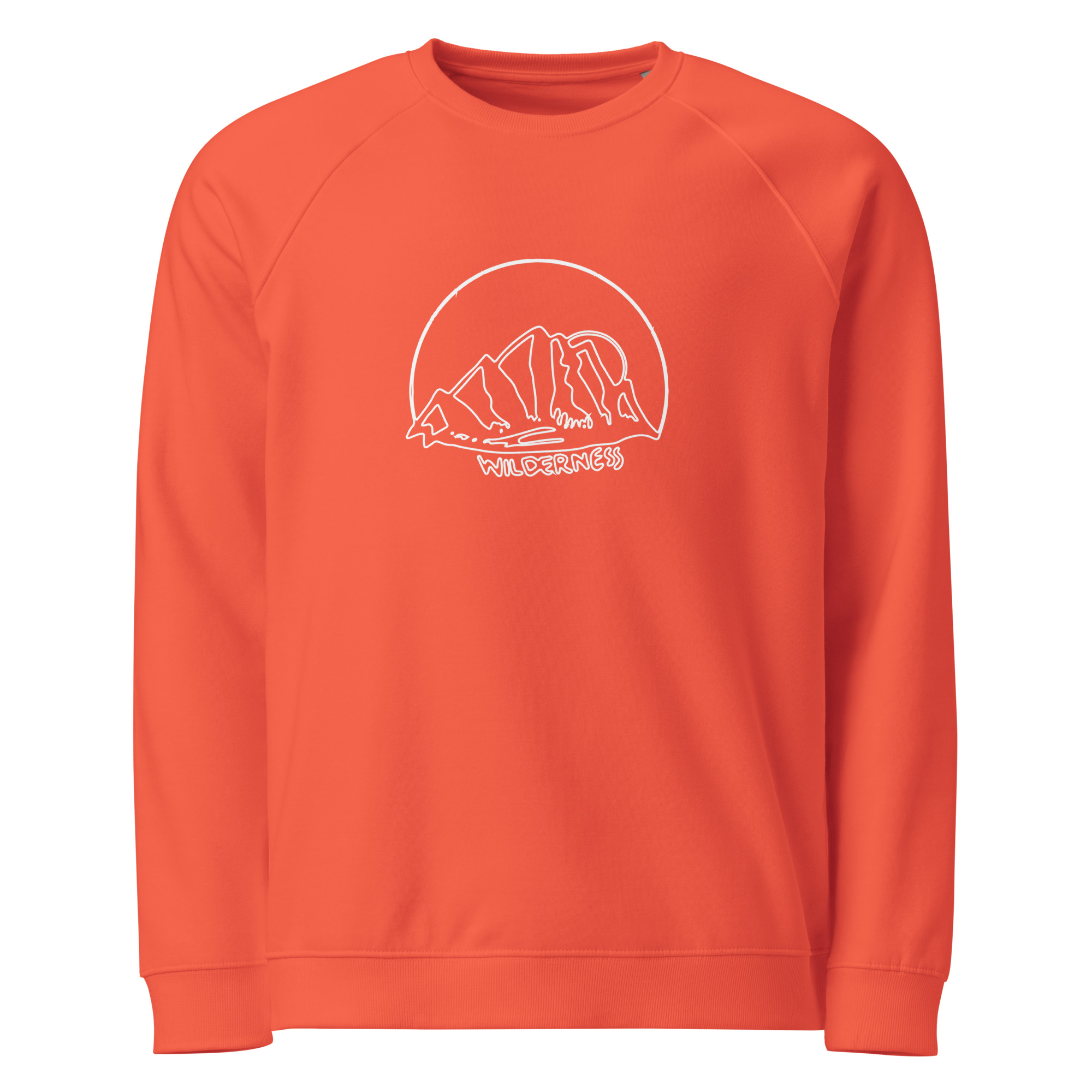 Unisex organic raglan sweatshirt - Image 7
